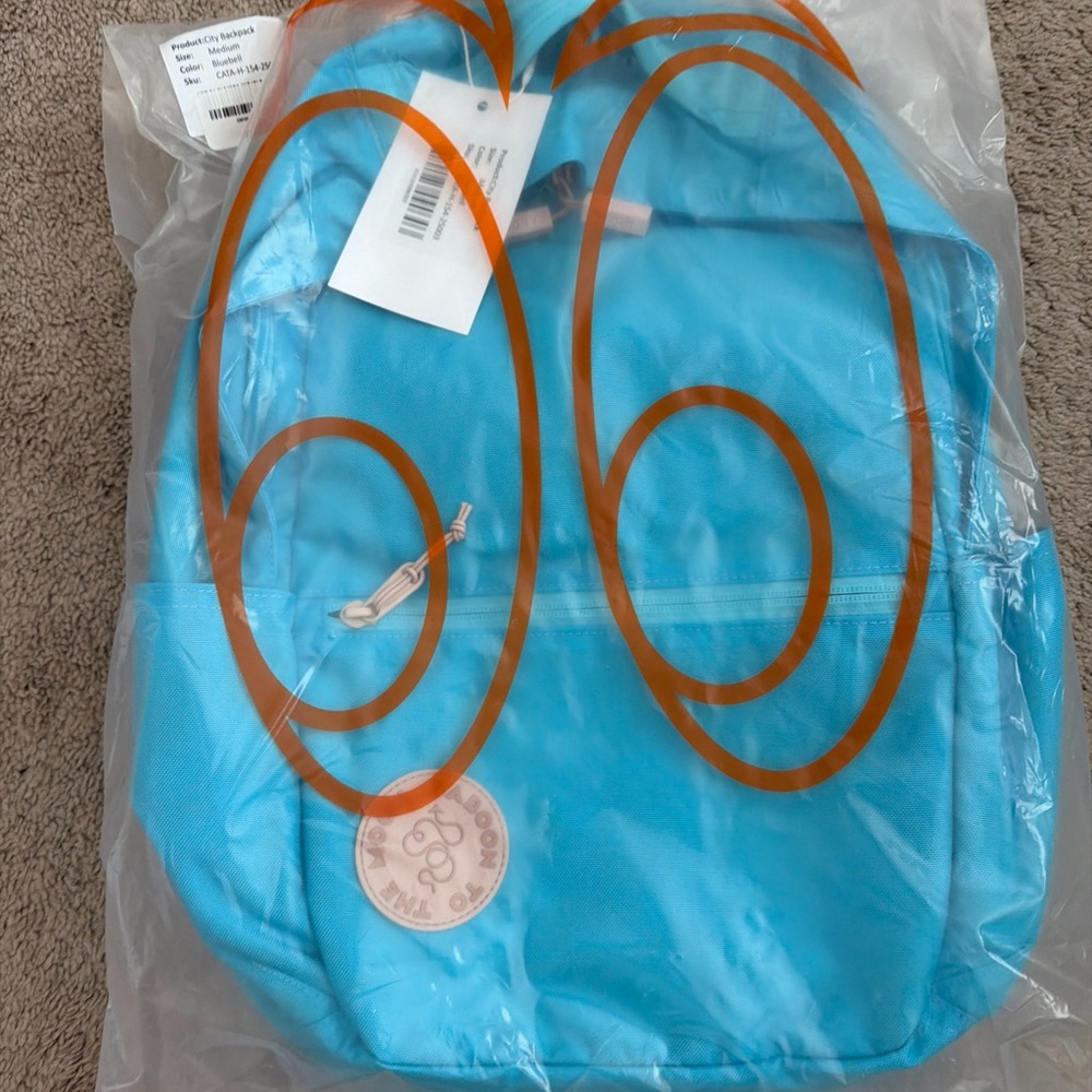 New Baboon To The Moon B2TM City Backpack Medium Bluebell Travel Bag Daypack NWT - Picture 7 of 10